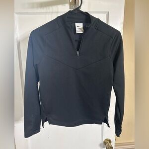 Nike kids Black Dri-FIT quarter zip Pullover